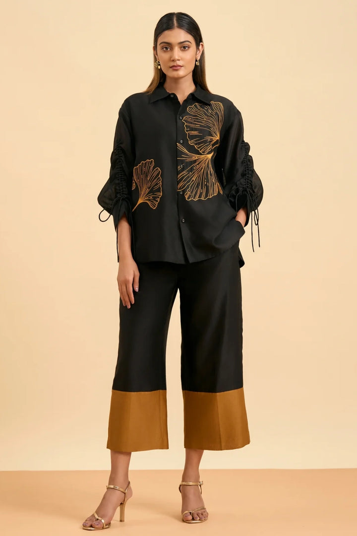 Black Ginkgo Pant