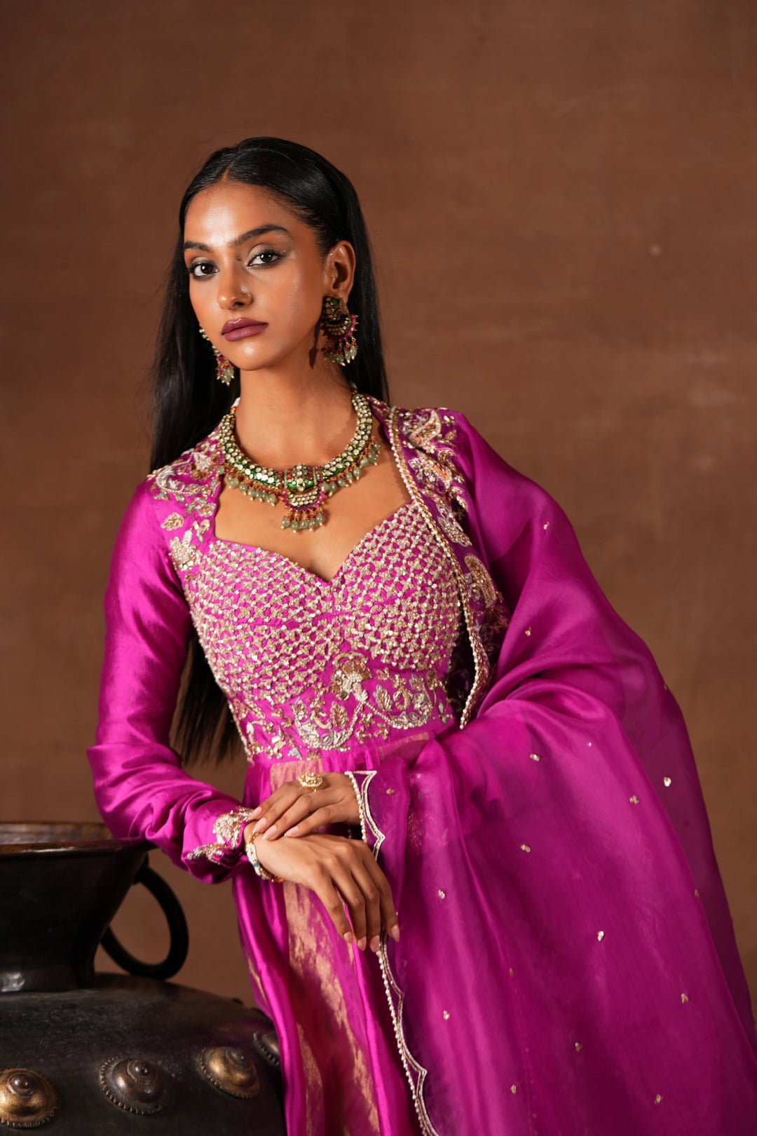 The Panelled Anarkali
