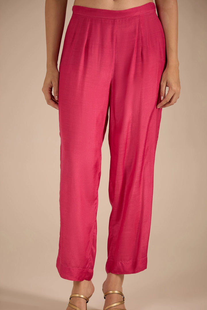 Chevron Orange and Pink Kurta Set