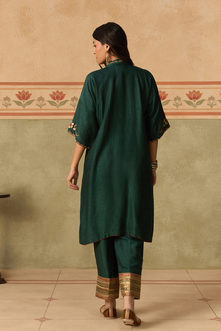 Green Kurta Set