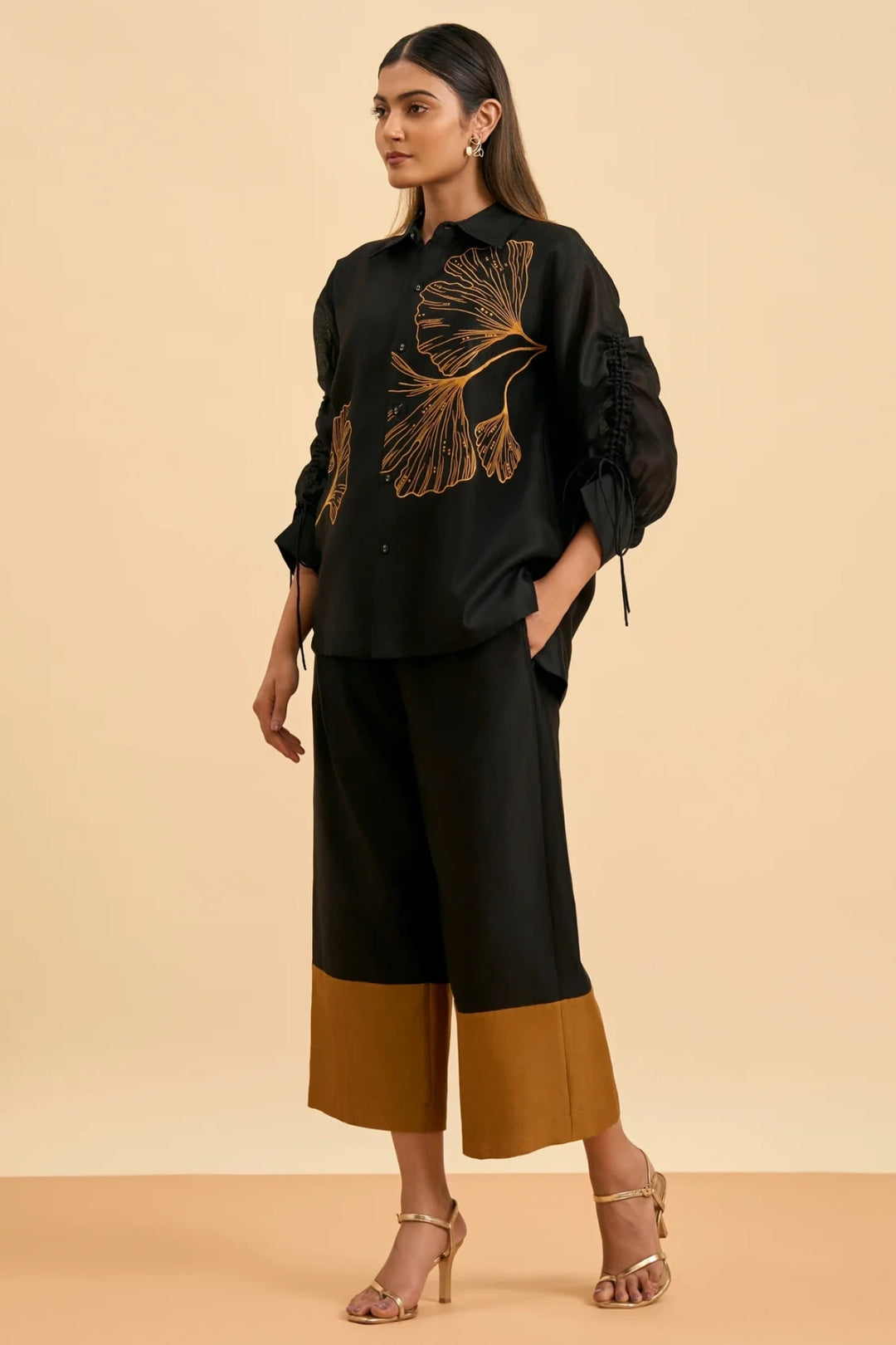 Black Ginkgo Pant