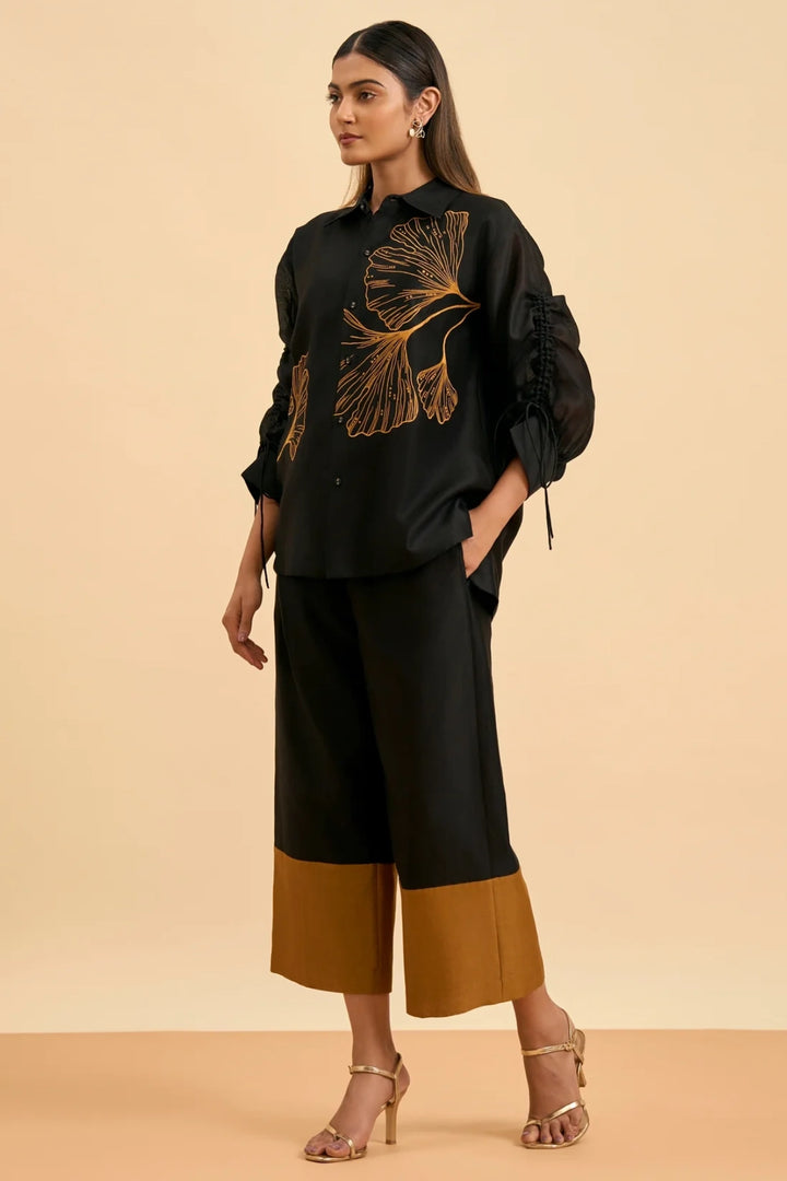 Black Ginkgo Pant