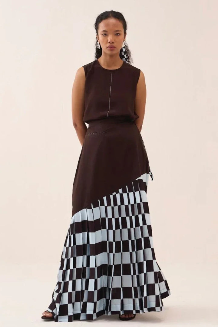Checkered Skirt