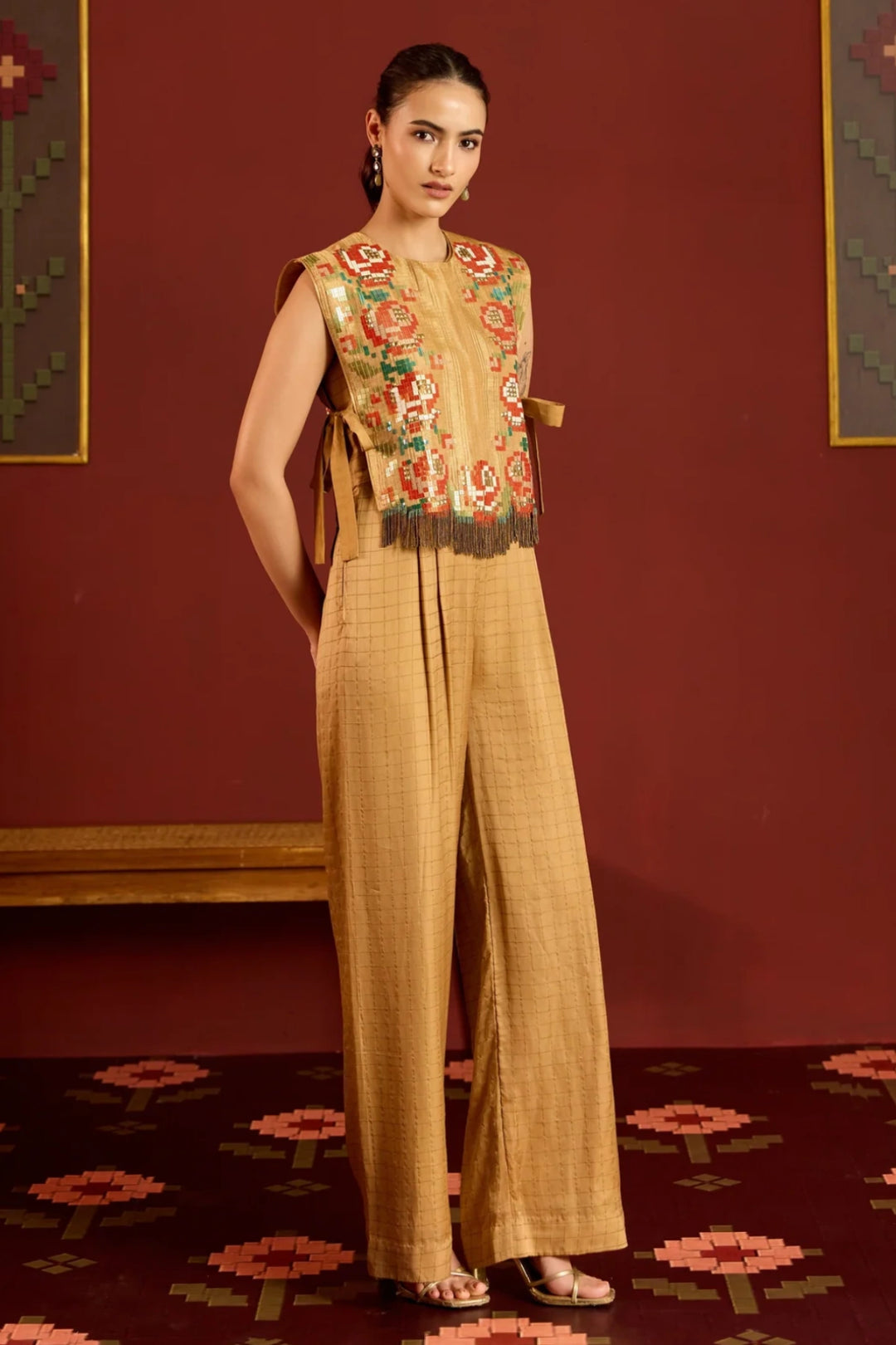 Gold Jumpsuit