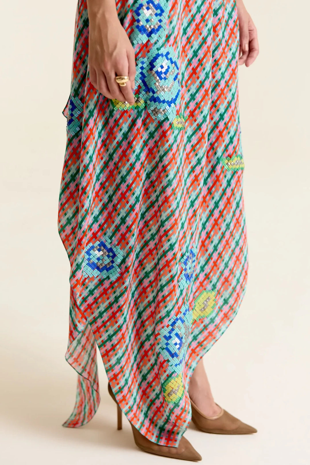 Mint One Shoulder Dress