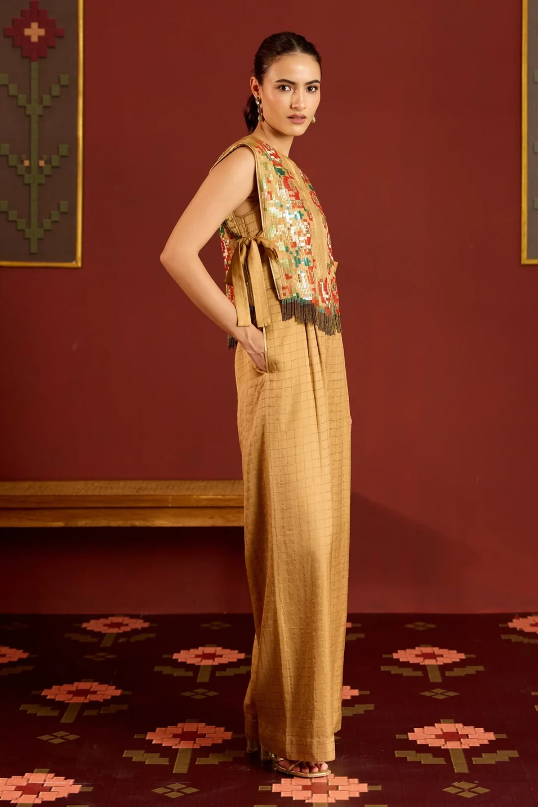 Gold Jumpsuit
