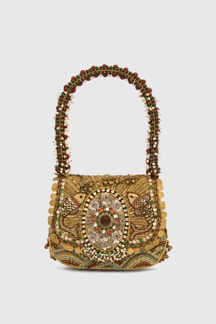 Matsya Mini Flapover - Gold