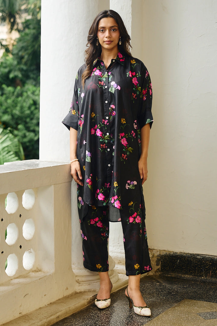 Paloma Midnight Silk Co-ord