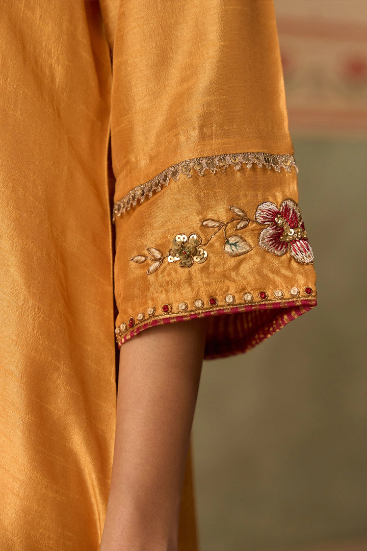 Mustard Kurta Set