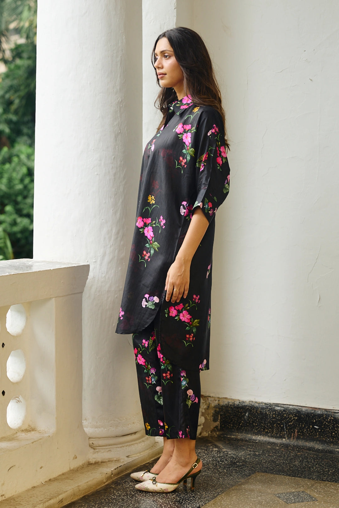 Paloma Midnight Silk Co-ord
