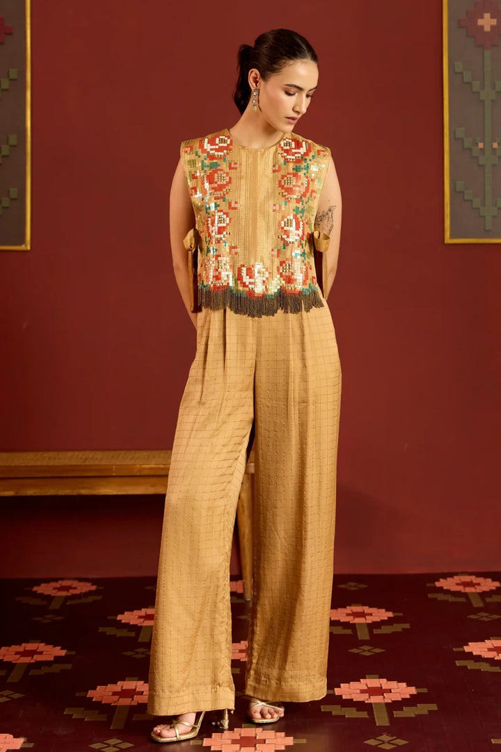 Gold Jumpsuit