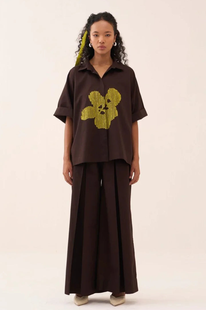 Emb. Floral Shirt