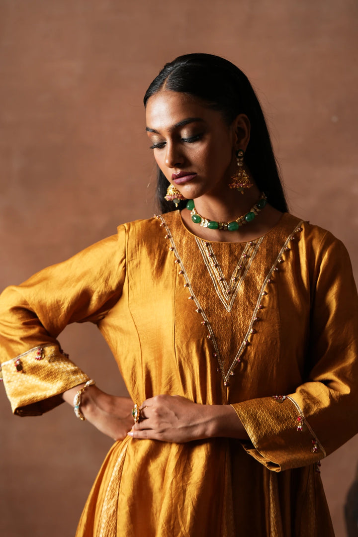 The Panelled Kurta Set