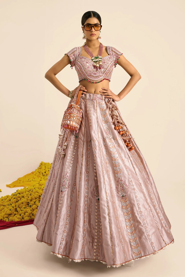 Beige Lehenga set