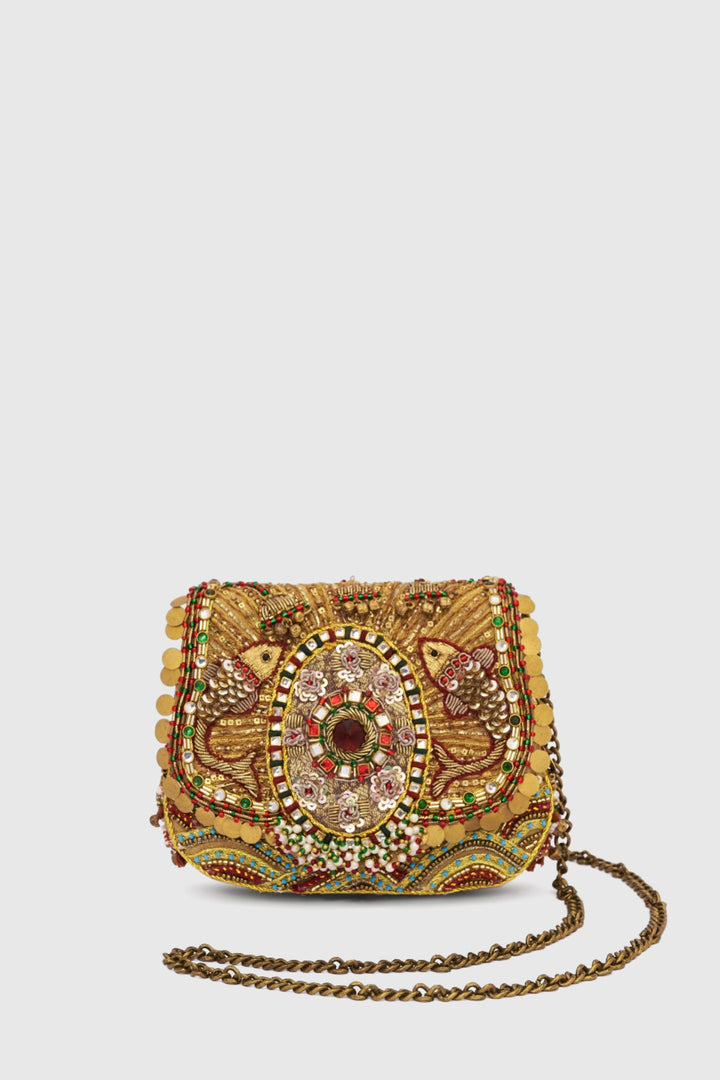 Matsya Mini Flapover - Gold