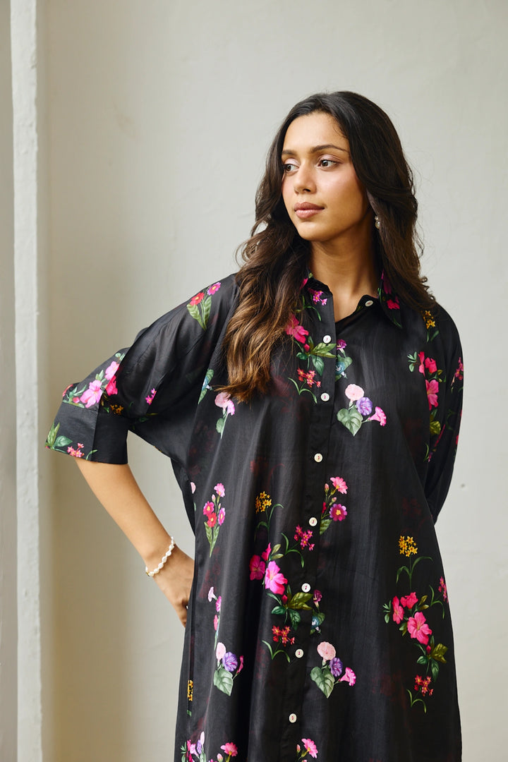 Paloma Midnight Silk Co-ord