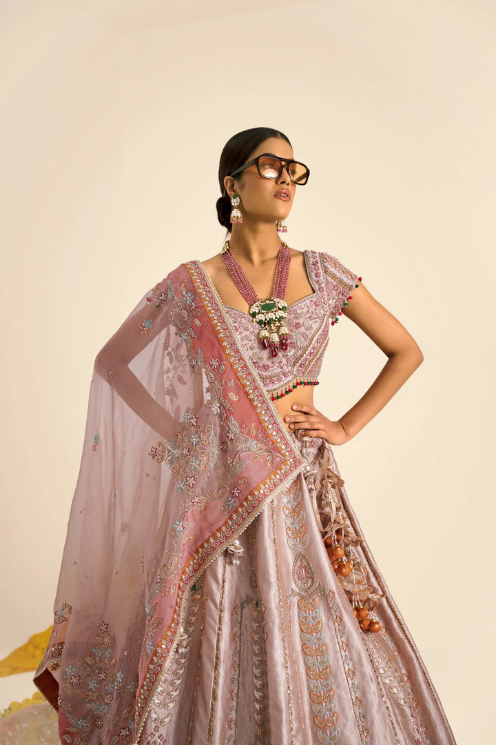 Beige Lehenga set