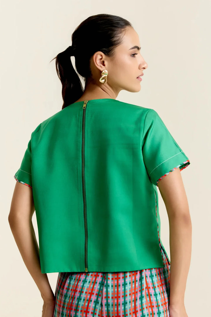 Mint Crop Top