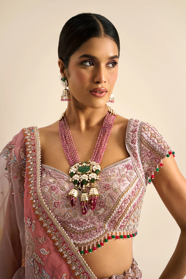 Beige Lehenga set