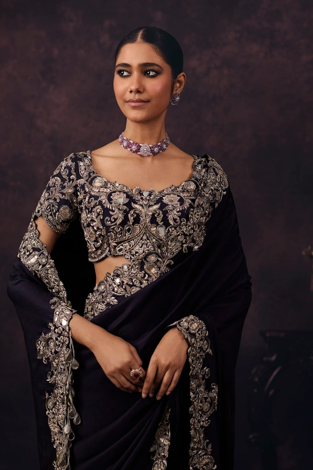 SN Mirror Saree