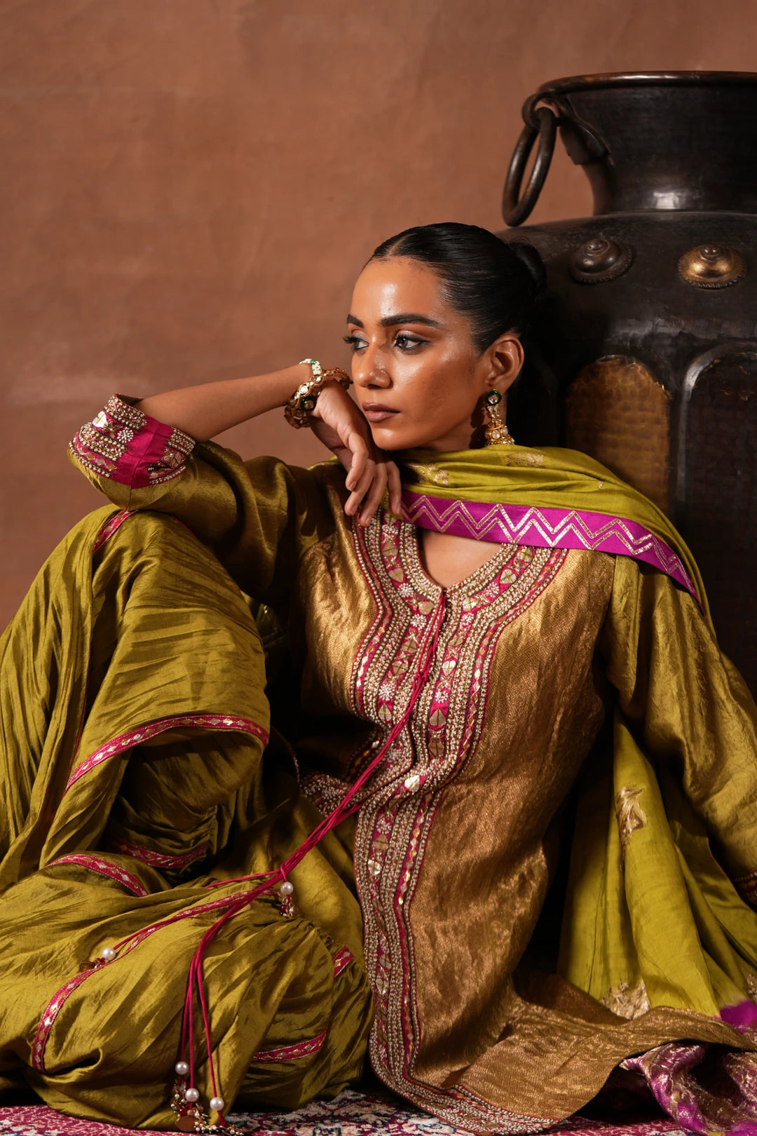 Classic Brocade Kurta Set