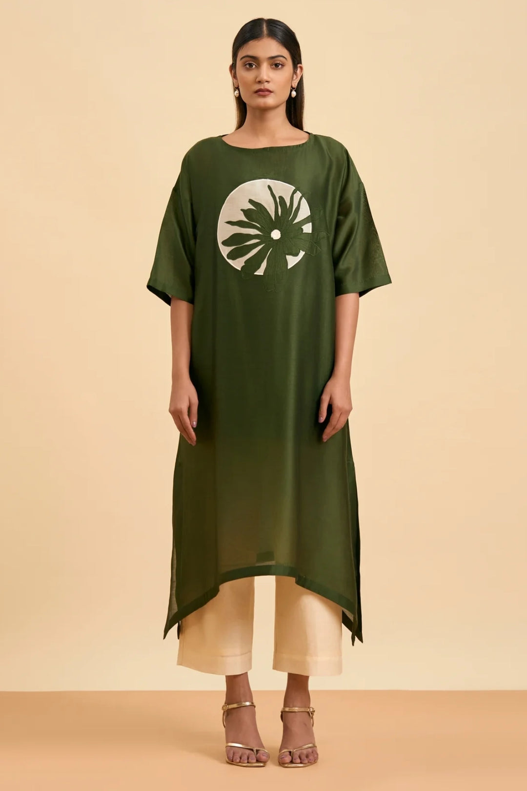 Olive Elegance Suit Set