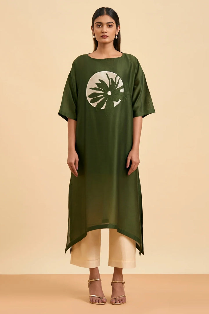 Olive Elegance Suit Set