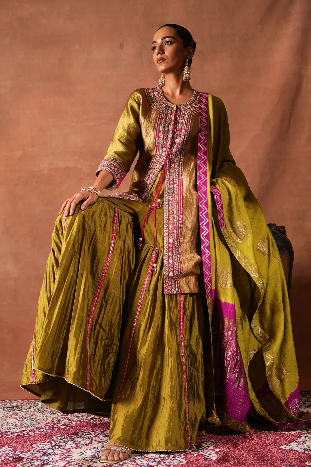 Classic Brocade Kurta Set