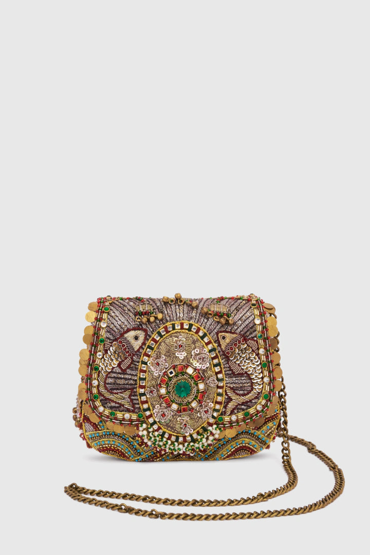 Matsya Mini Flapover - Silver