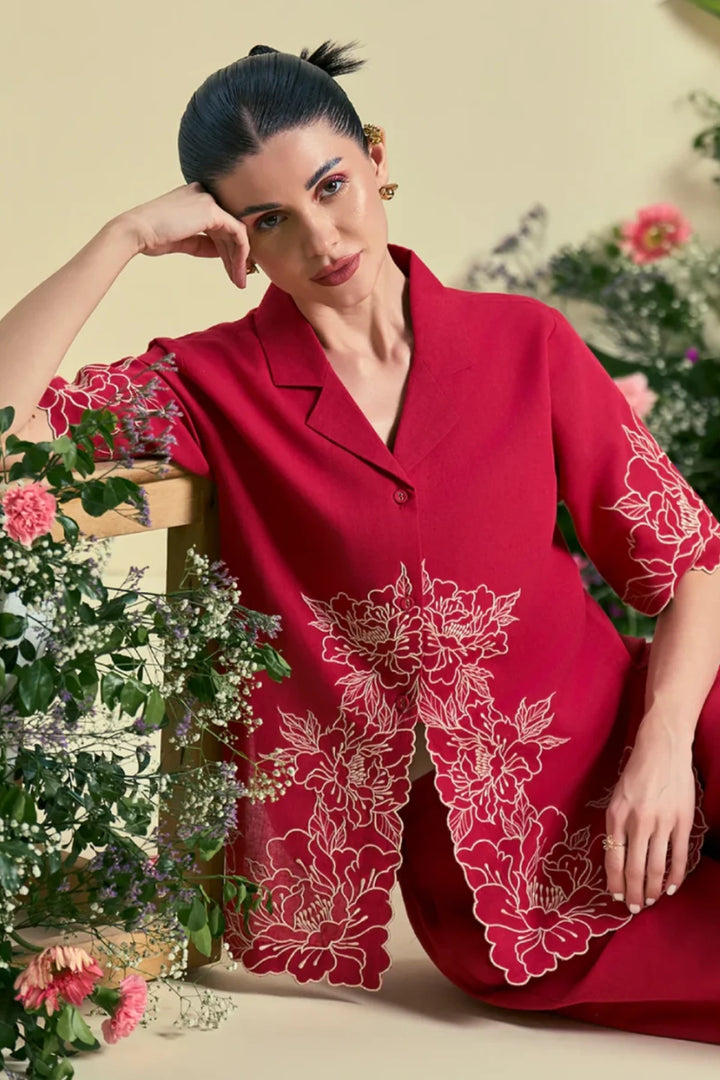 Origani Red Amara Shirt