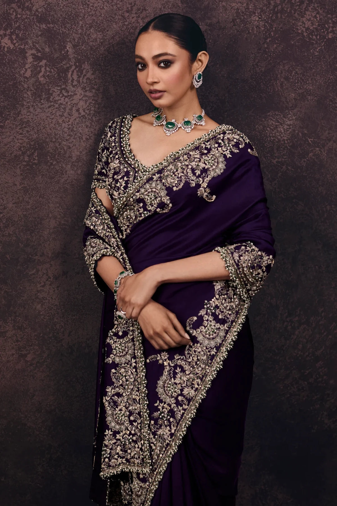AM Moti Resham Saree