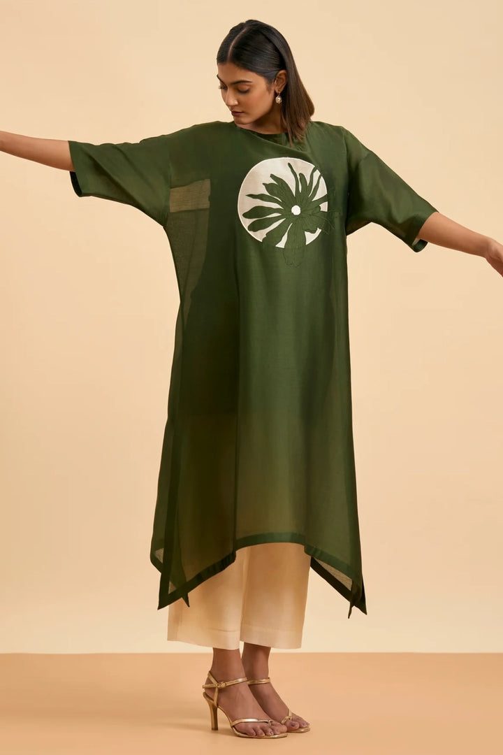 Olive Elegance Suit Set
