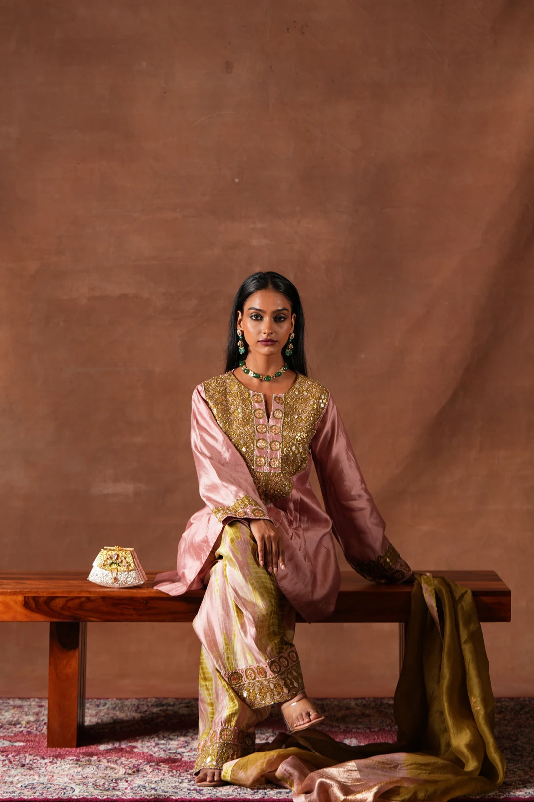 The Shibori Kurta Set