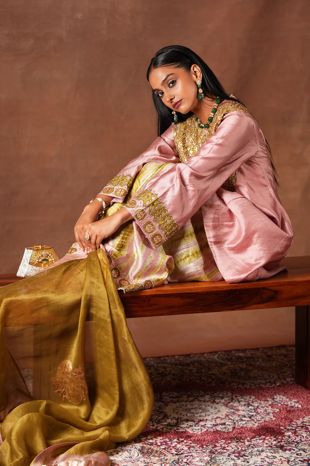 The Shibori Kurta Set