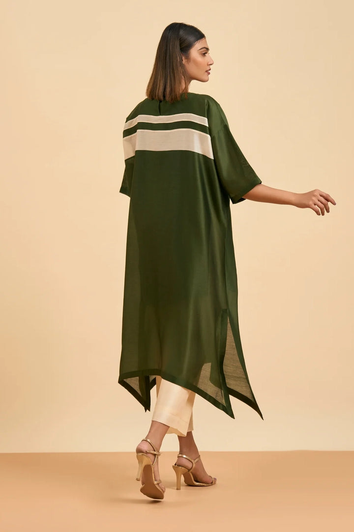 Olive Elegance Suit Set