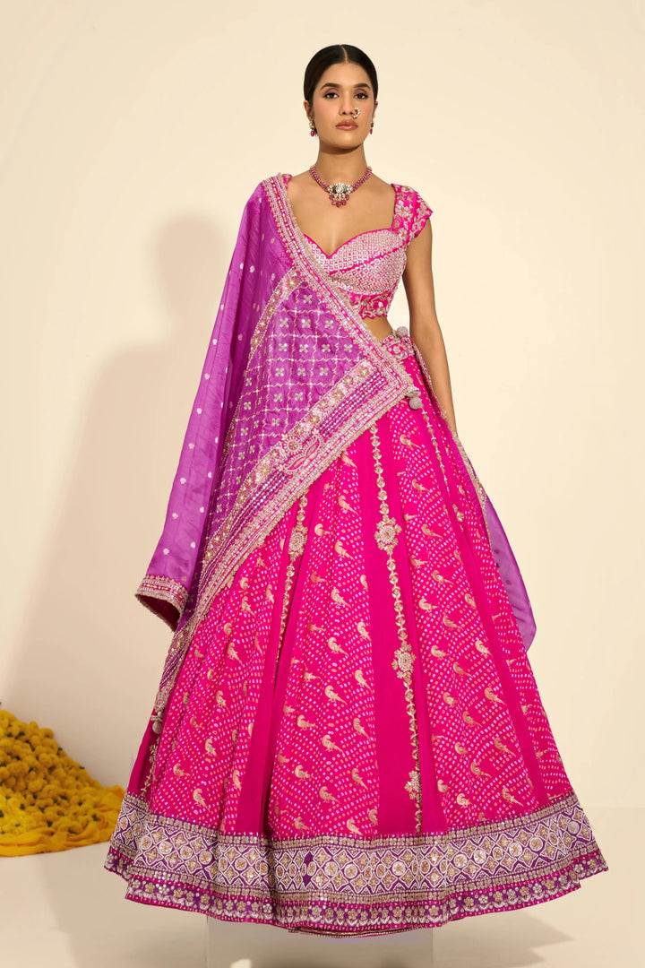 Bandhani Lehenga set