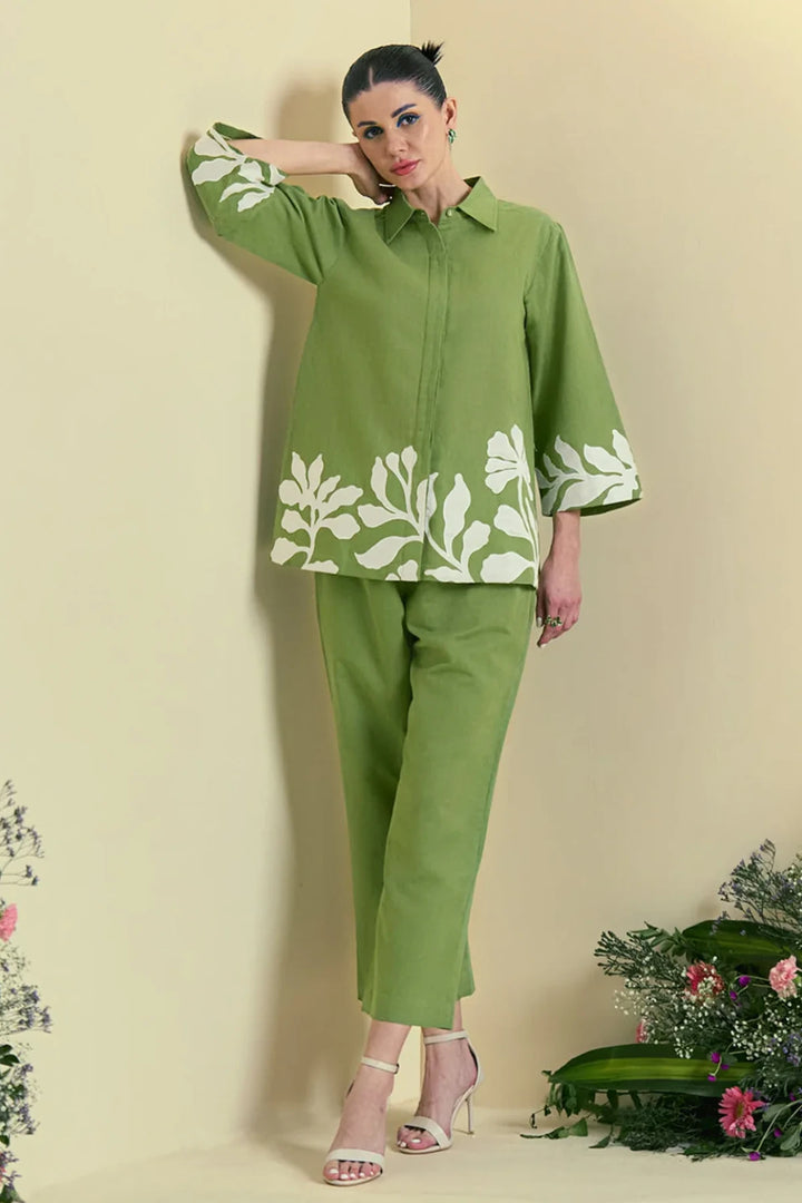 Origani Green Reva Co-Ord Set