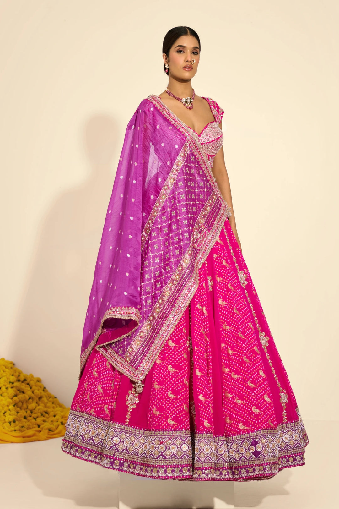 Bandhani Lehenga set