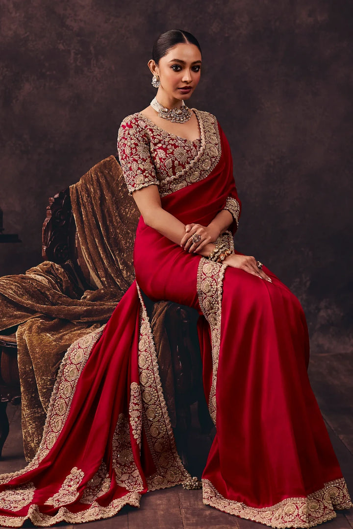 AS Maal Resham Butta Saree