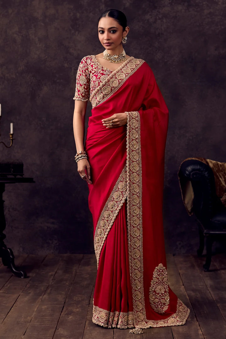 AS Maal Resham Butta Saree