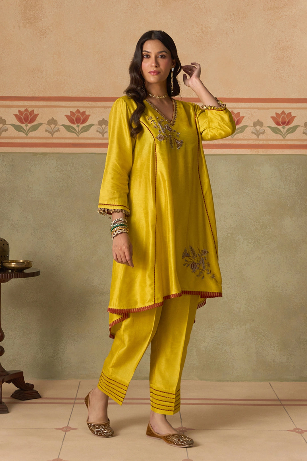 Lime Green Kurta Set