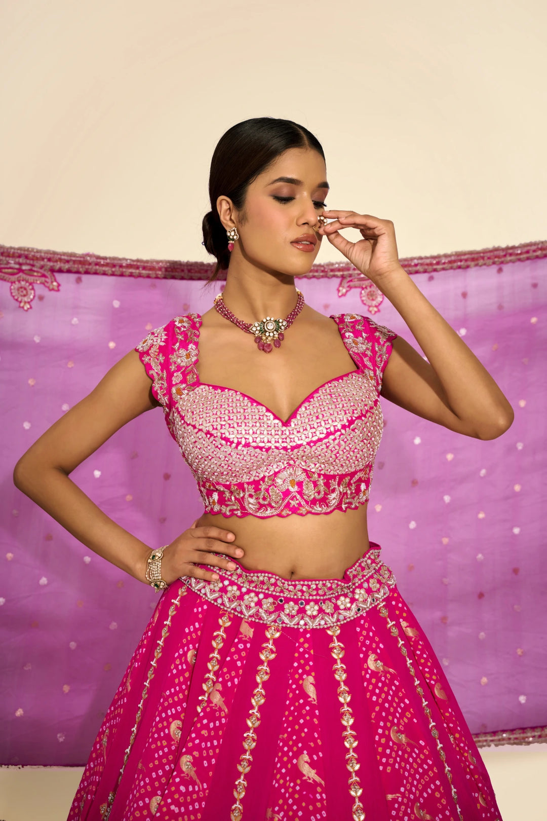 Bandhani Lehenga set