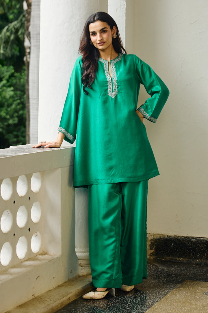 Chiara Silk Co-ord Jade
