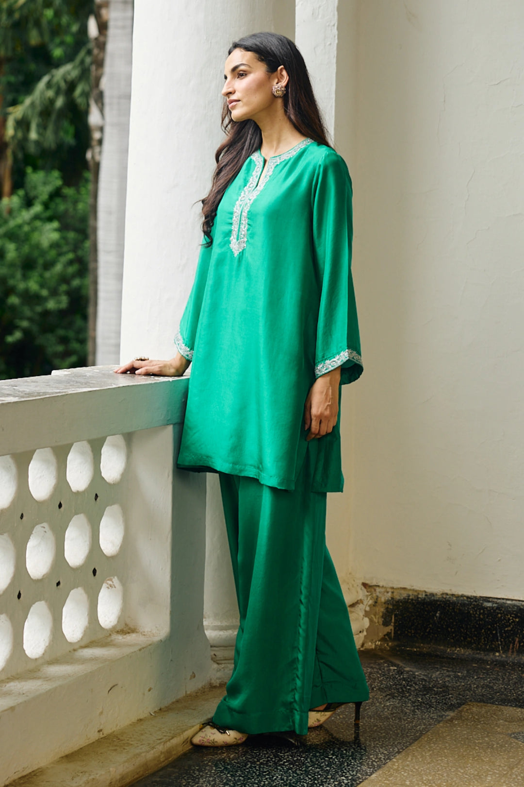 Chiara Silk Co-ord Jade