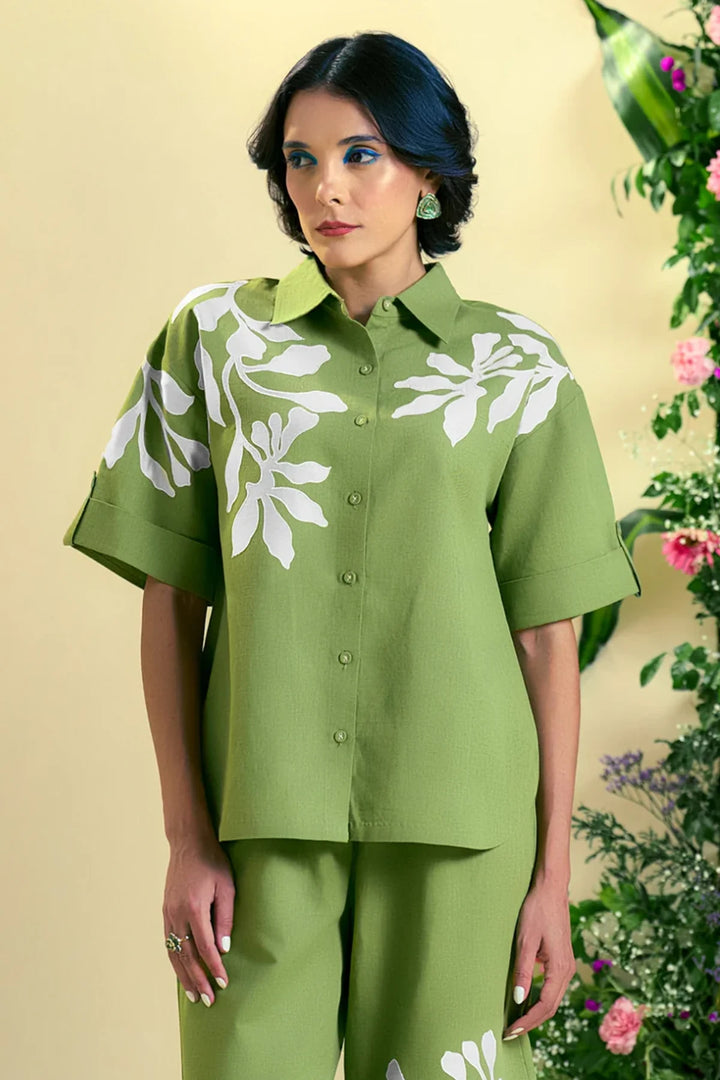 Origani Green Soleil Shirt