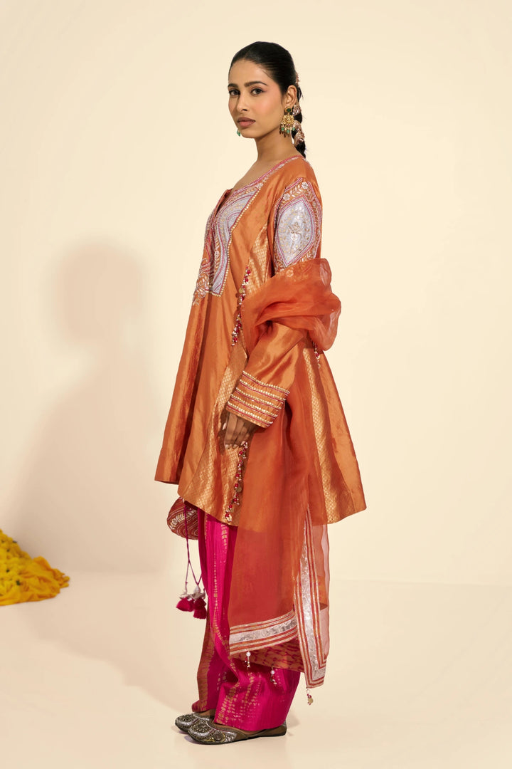 Classic Rust Kurta set