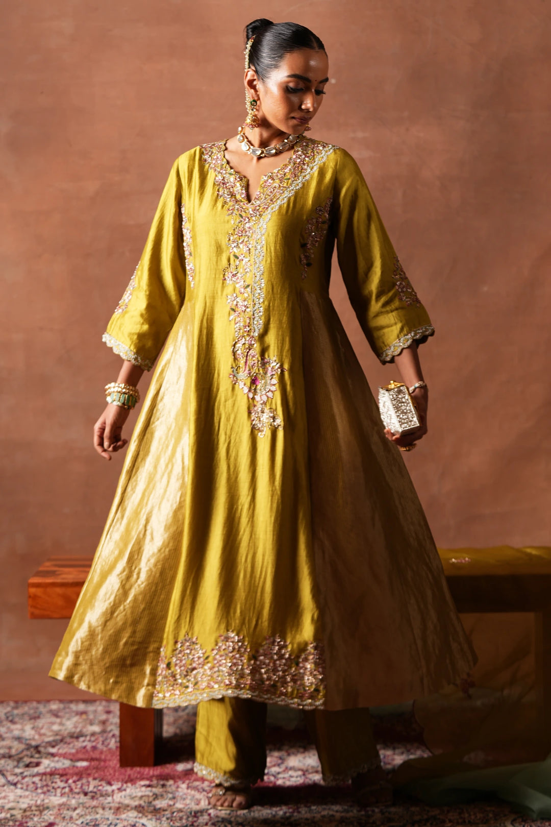 A-lined Kurta Set