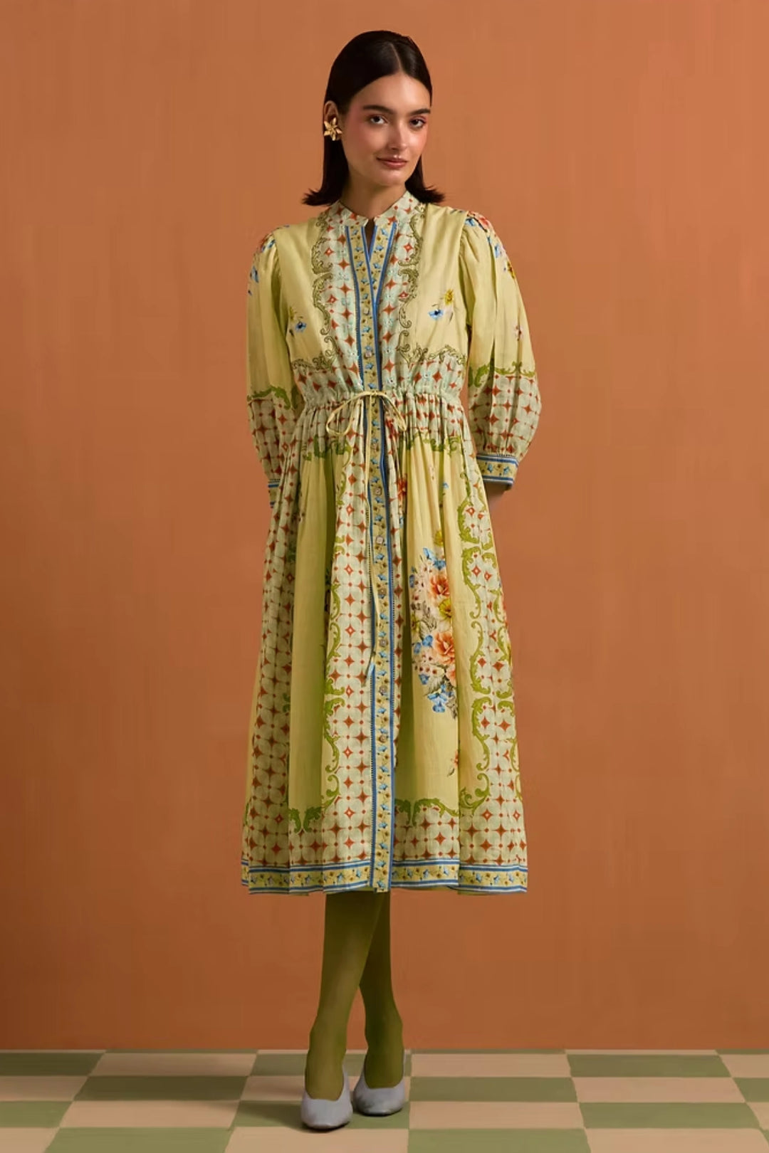 Verdant String Dress- Fun yellow