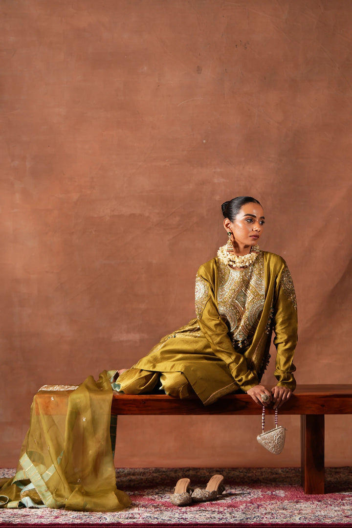 Ombre Kurta Set