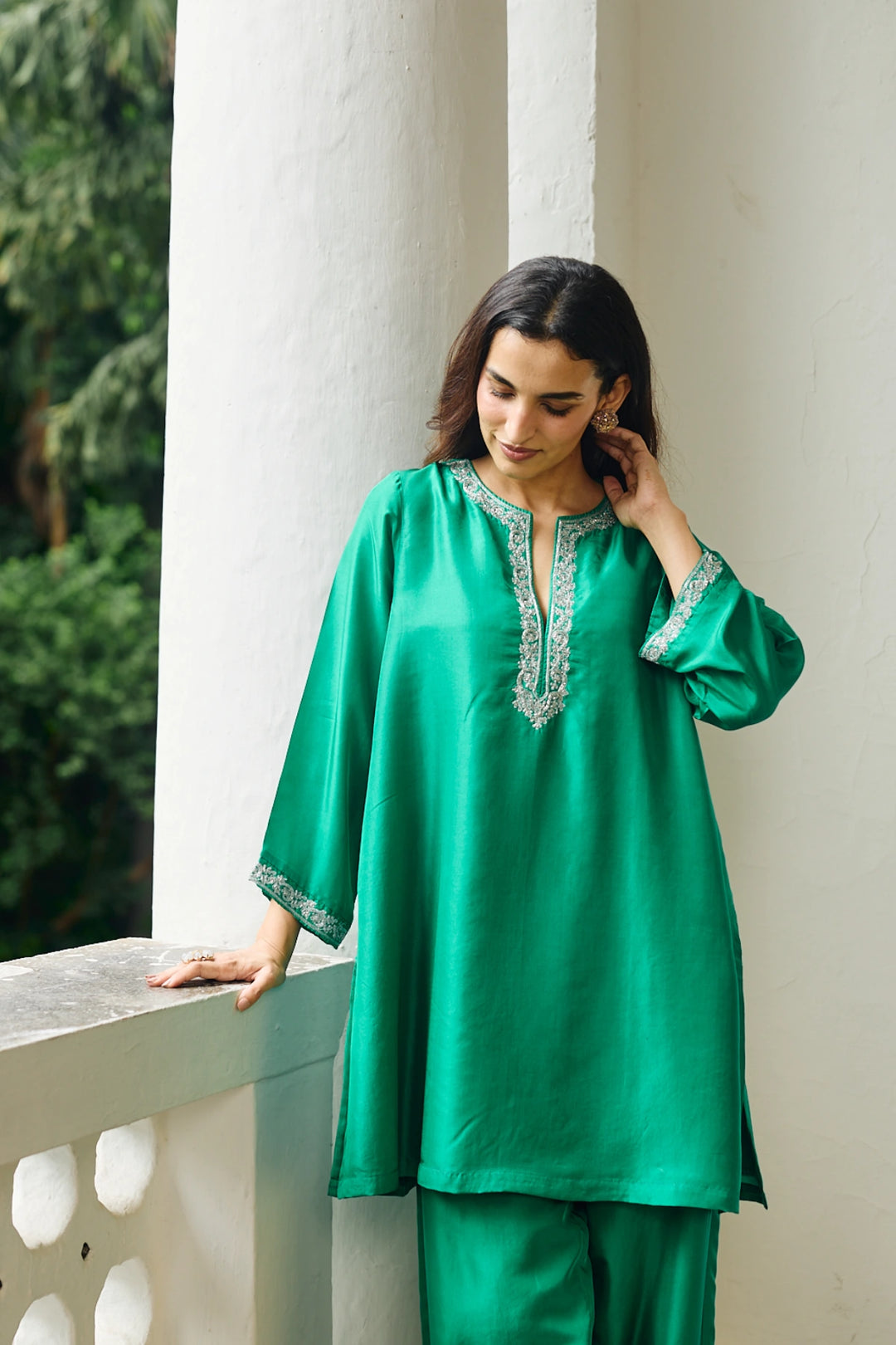 Chiara Silk Co-ord Jade